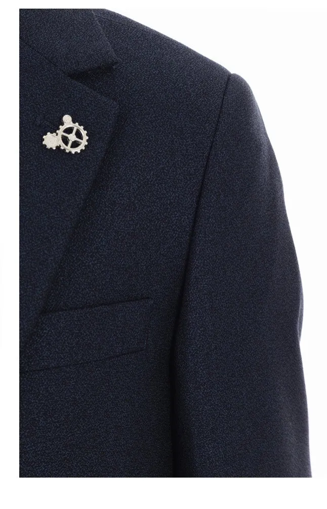 1880 Boys Navy Woven Blazer