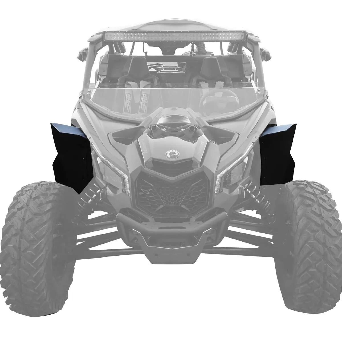 2017-2025 Can-Am Maverick X3 DS Stock Fender Flares (64" wide X3)