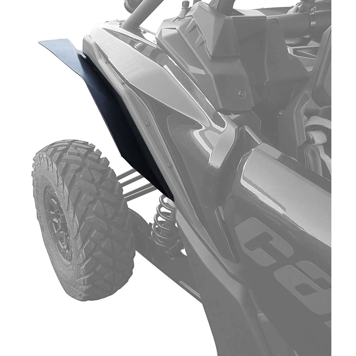 2017-2025 Can-Am Maverick X3 DS Stock Fender Flares (64" wide X3)