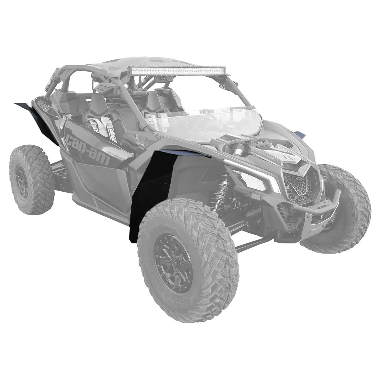 2017-2025 Can-Am Maverick X3 DS Stock Fender Flares (64" wide X3)