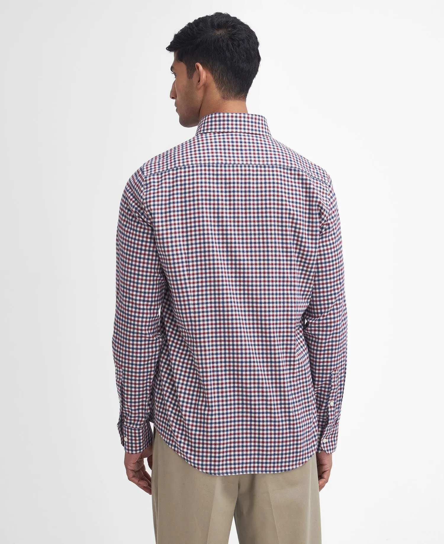 Barbour - Finkle Tailored Gingham Shirt, Merlot