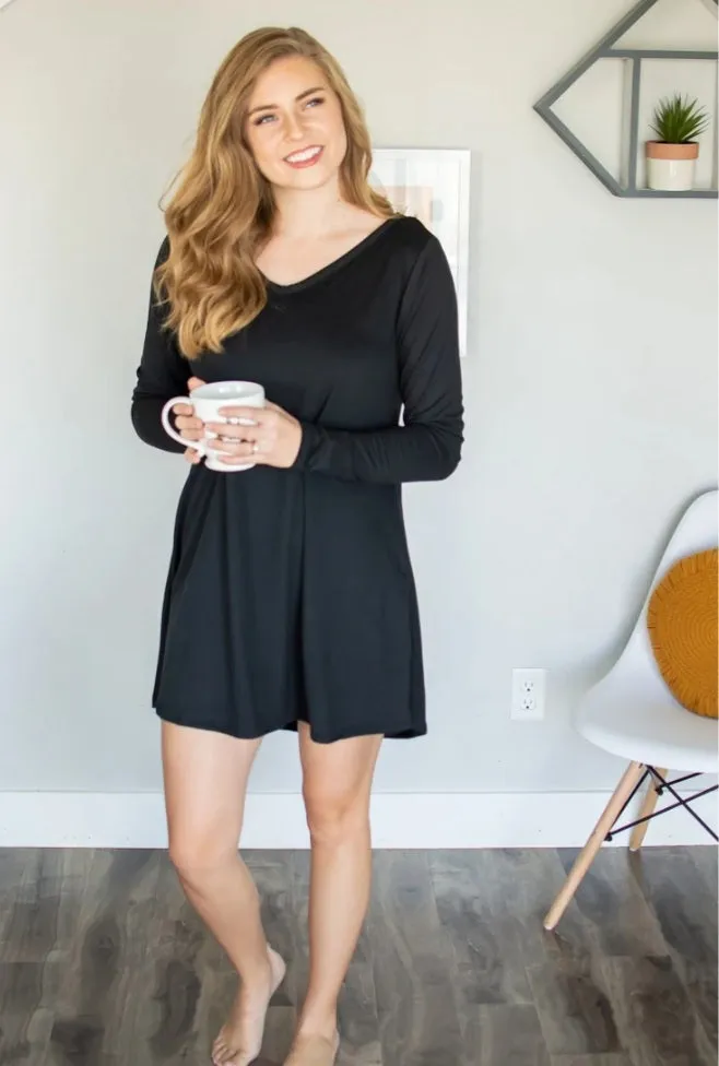 Black Lounge Dress