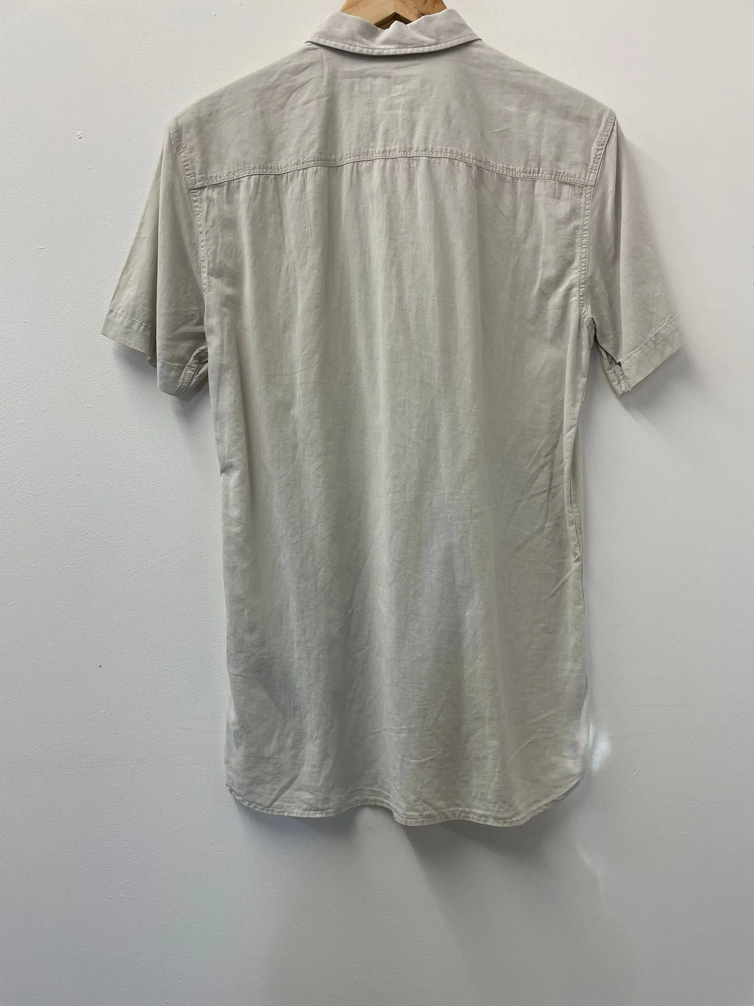 BNWT AllSaints Wayland SS Shirt Beige Size XS