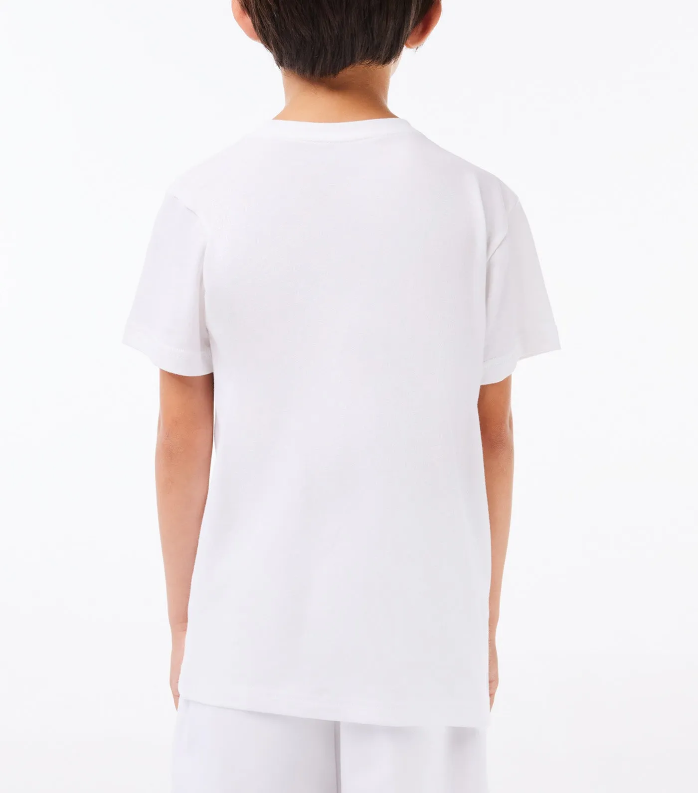 Boys' Lacoste SPORT Breathable T-shirt White