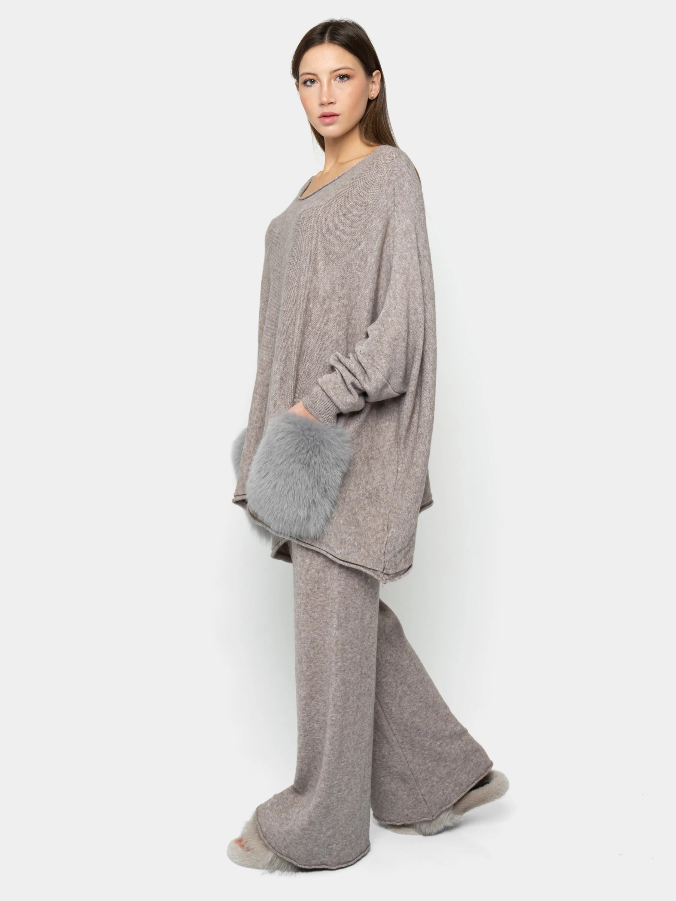 CAPRI - light grey Fox pockets