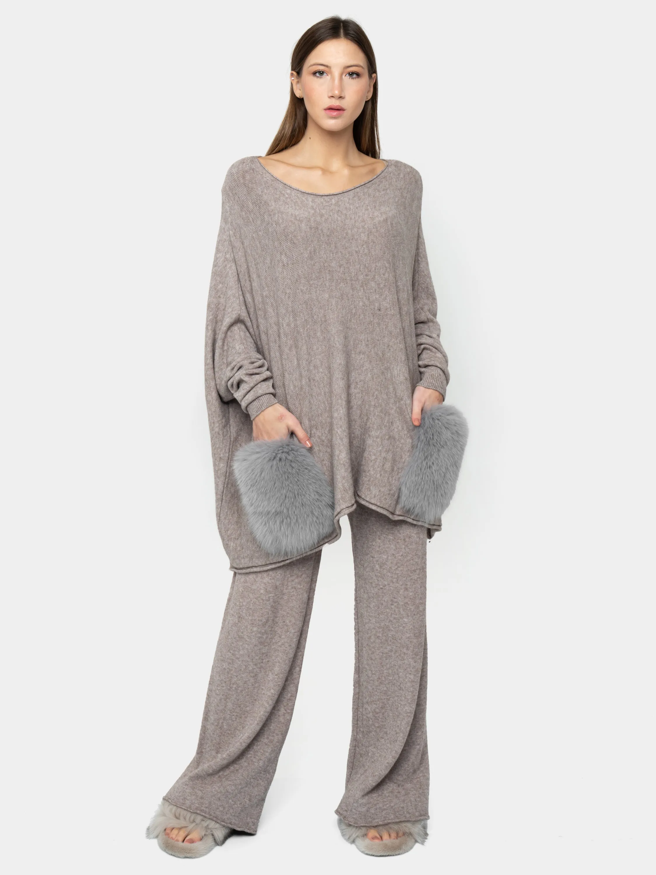 CAPRI - light grey Fox pockets