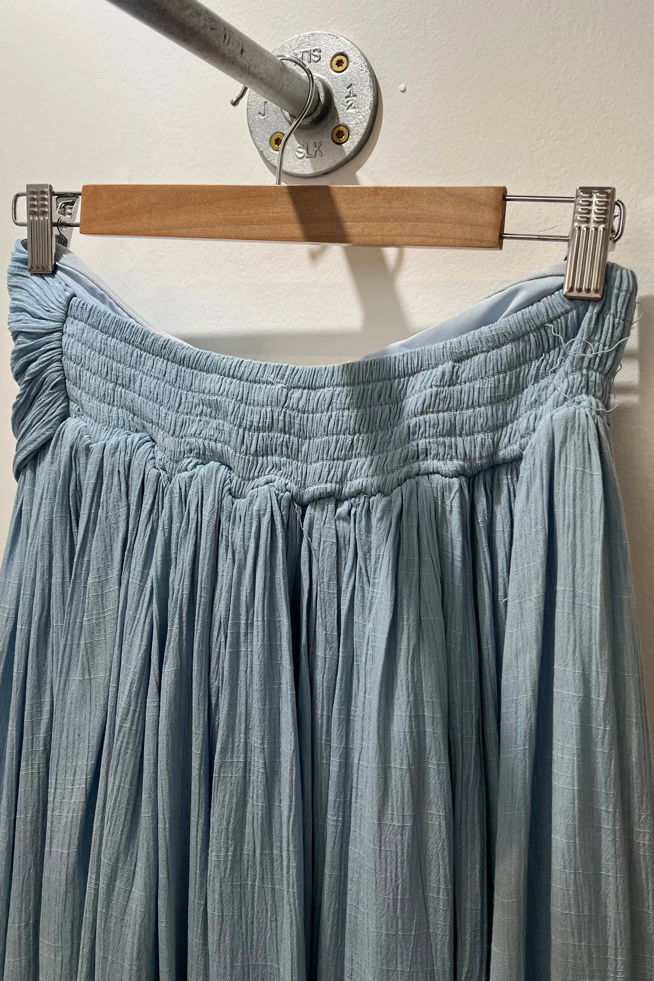 Chloe Strapless Dress in Blue | Slightly Damaged