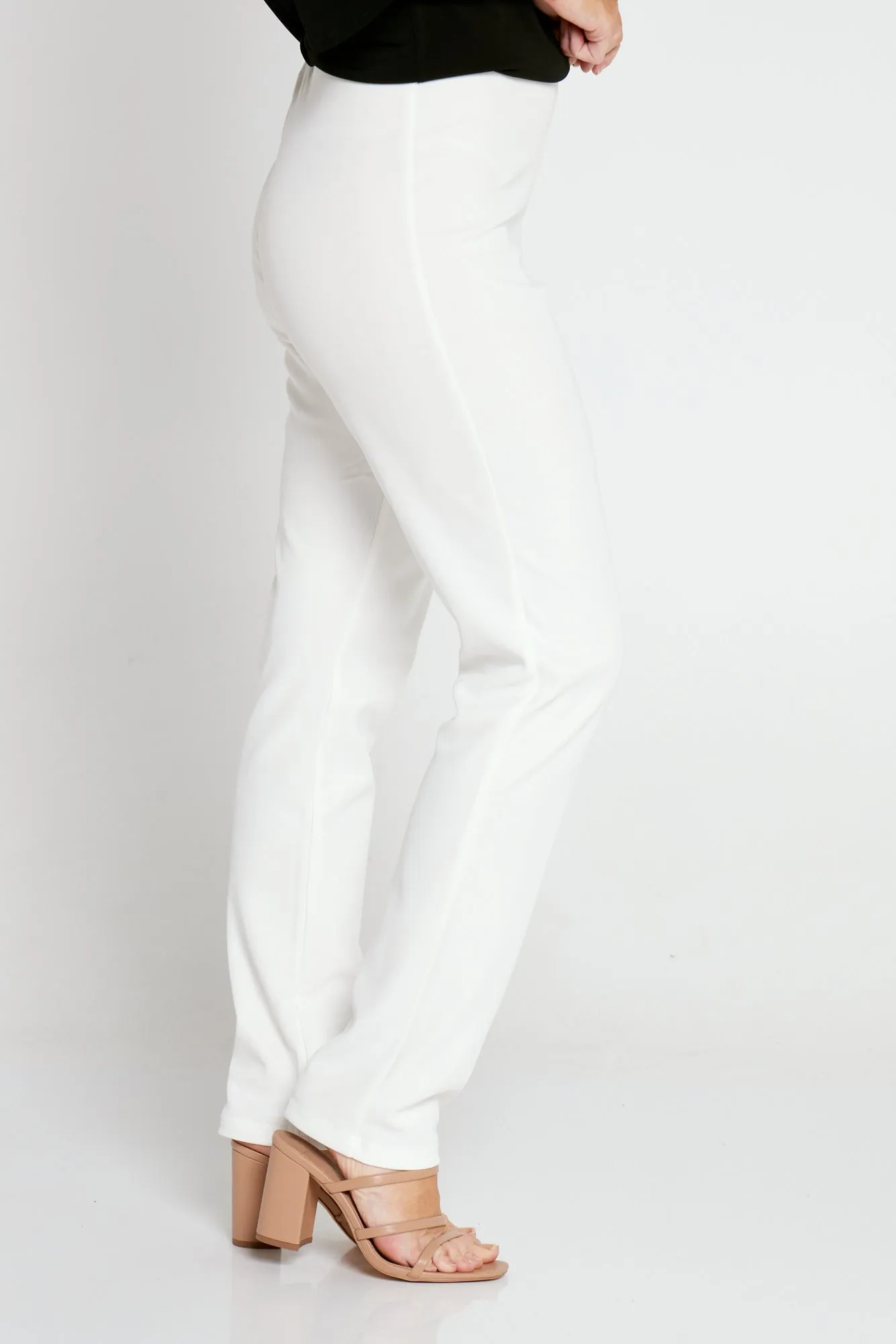 Cordelia St Pencil Pant - Ivory