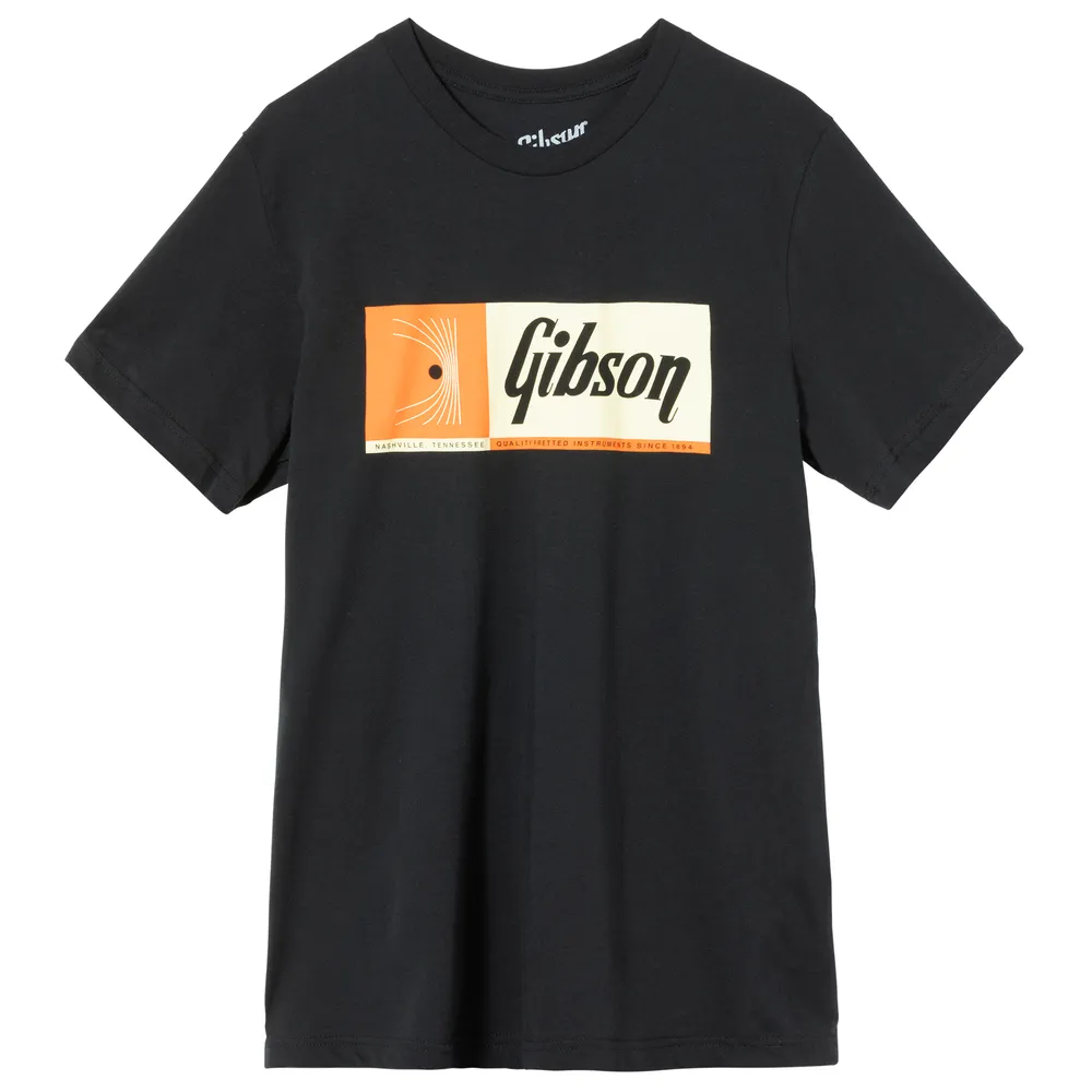 Gibson Quality Fretted Instruments Tee Black Large