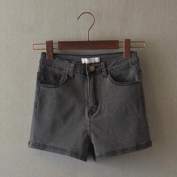 High Quality!! 2016 Summer Women High Waist Denim Shorts Female Short Jeans 3 Colors