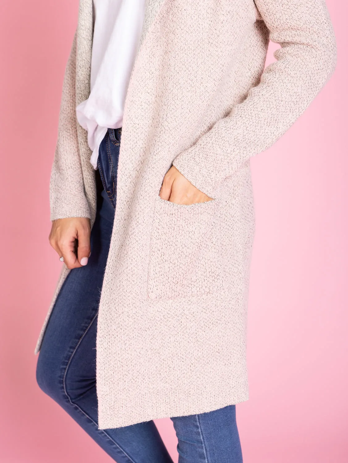 Hudson Cardigan - Pink