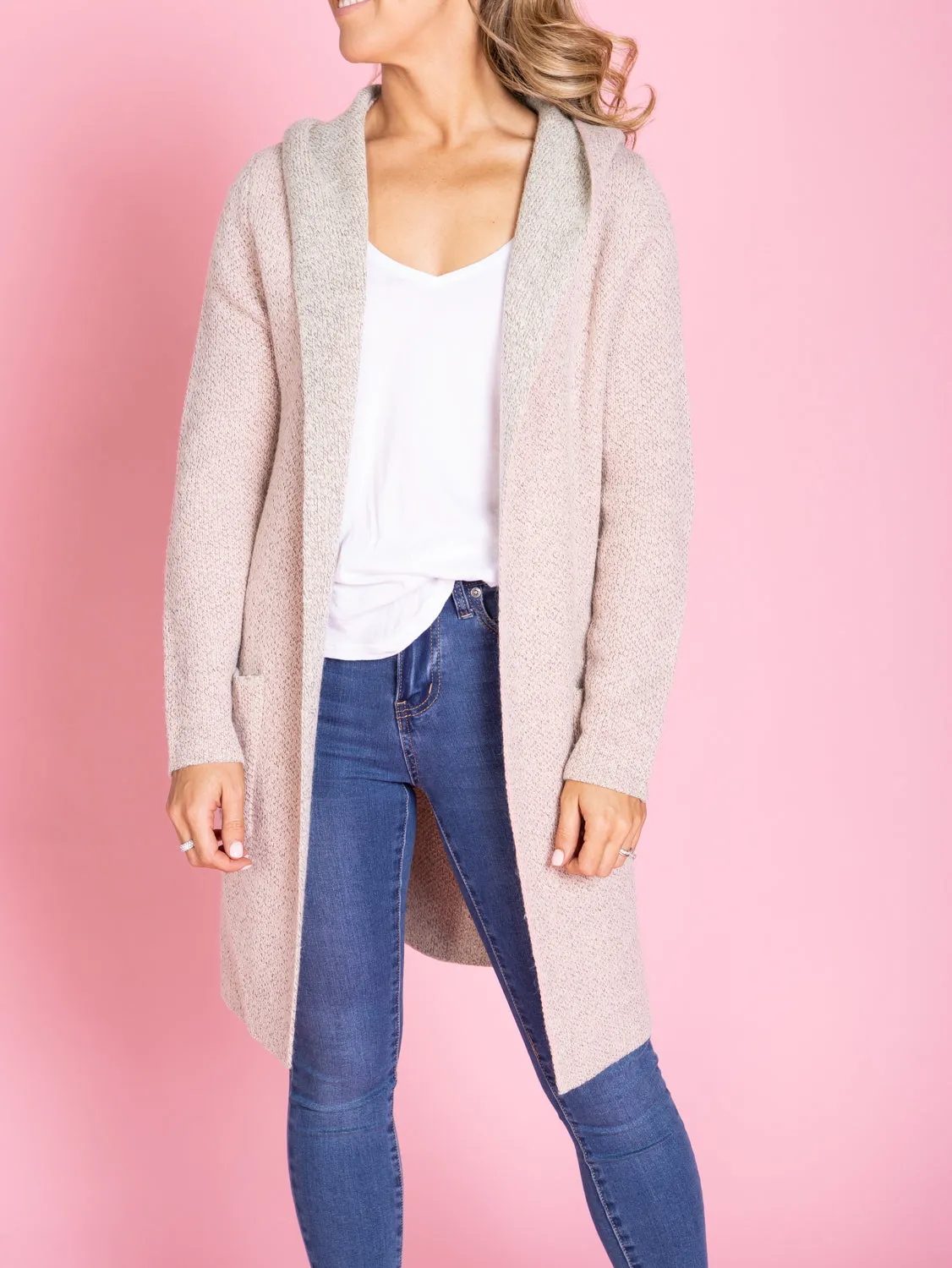 Hudson Cardigan - Pink