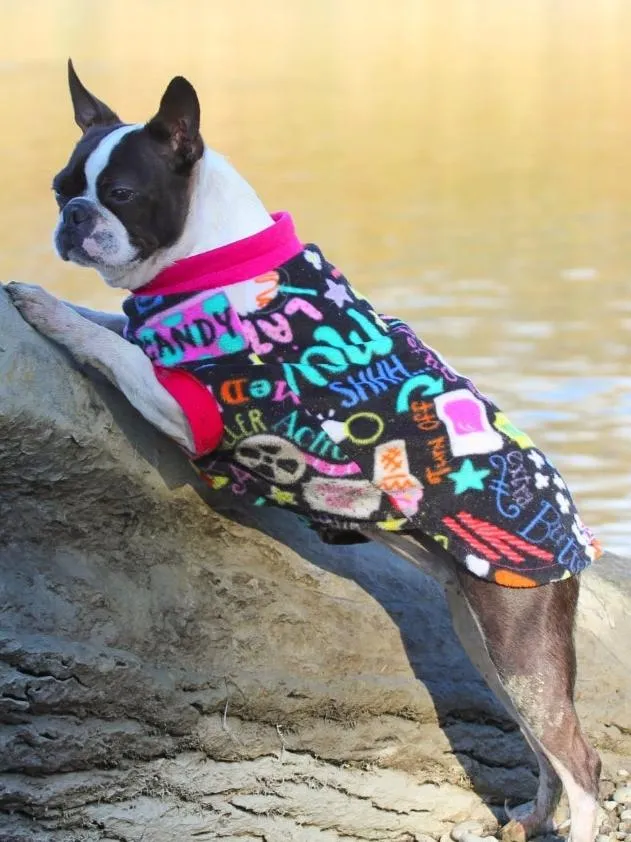 Latte and Movie Dog Sweater