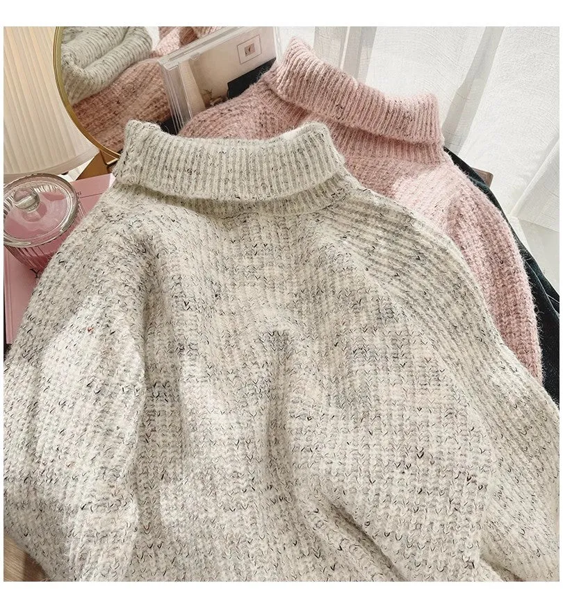 long-sleeved sweater for women soft sweater     S4869