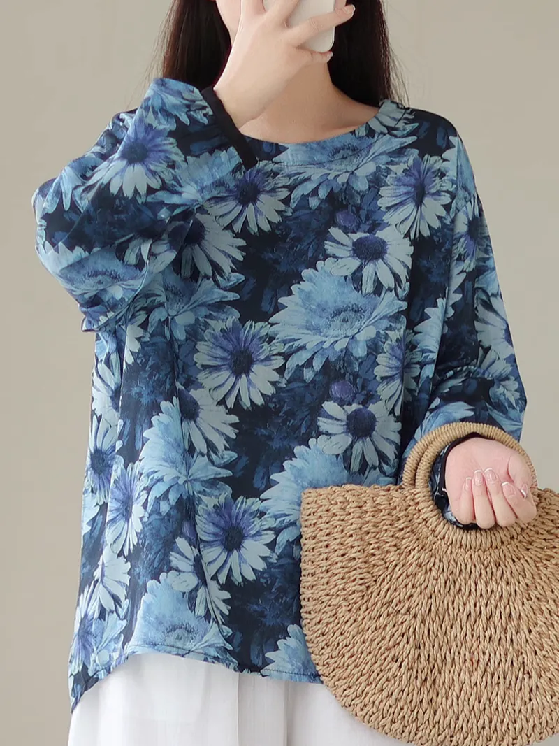 Look At the SKy Women's Cool Flower Tops