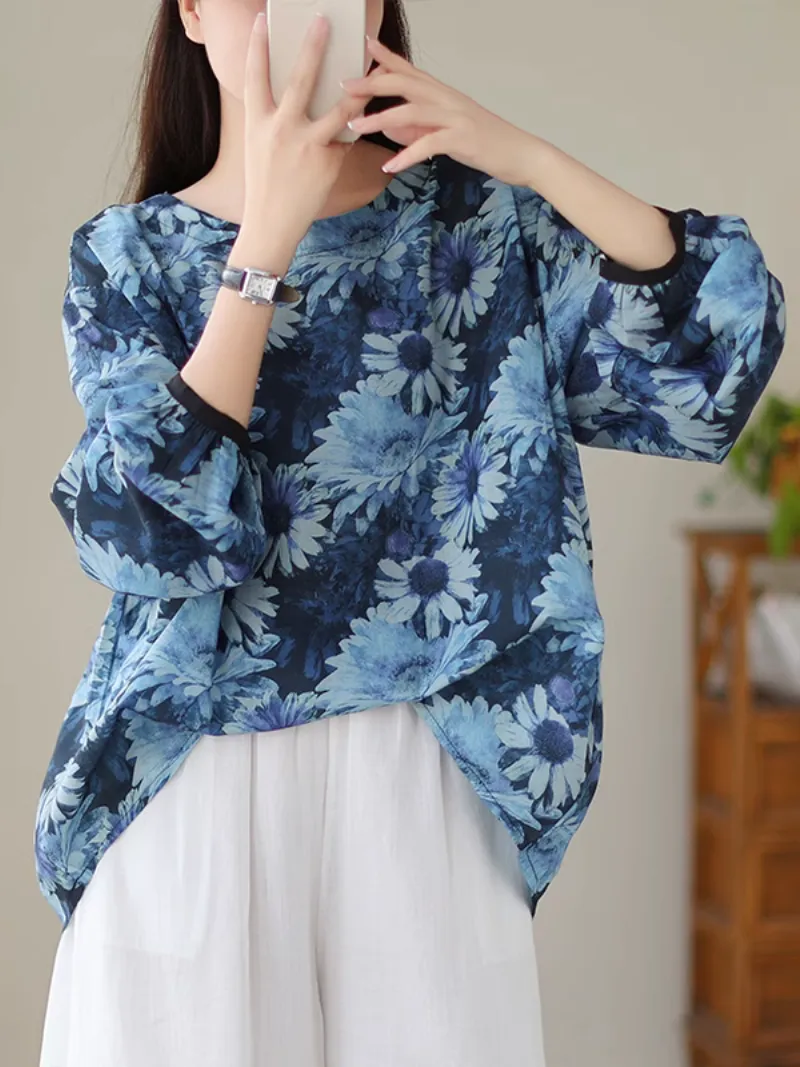 Look At the SKy Women's Cool Flower Tops