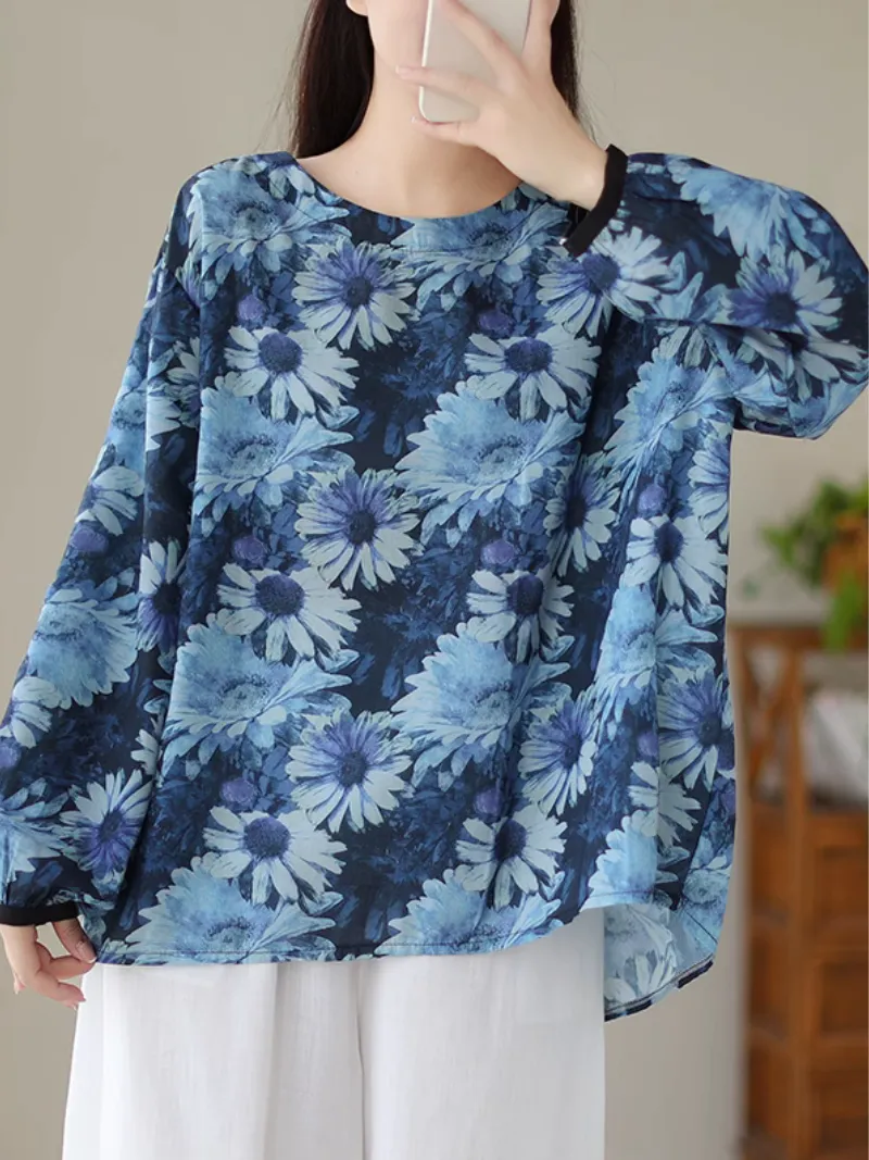 Look At the SKy Women's Cool Flower Tops