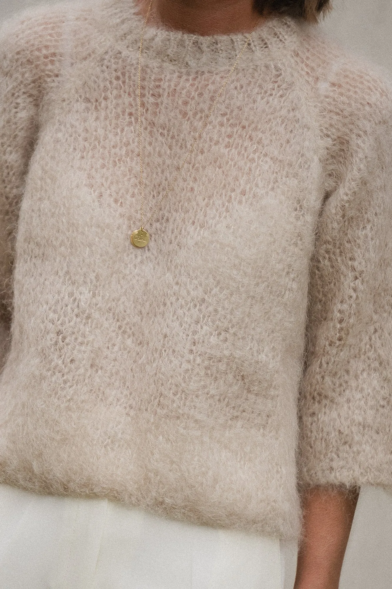 Maira mohair jumper beige