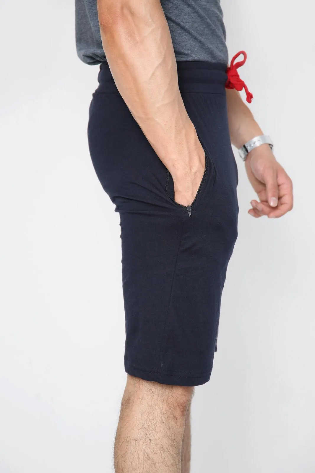 Men High Quality Plain Shorts