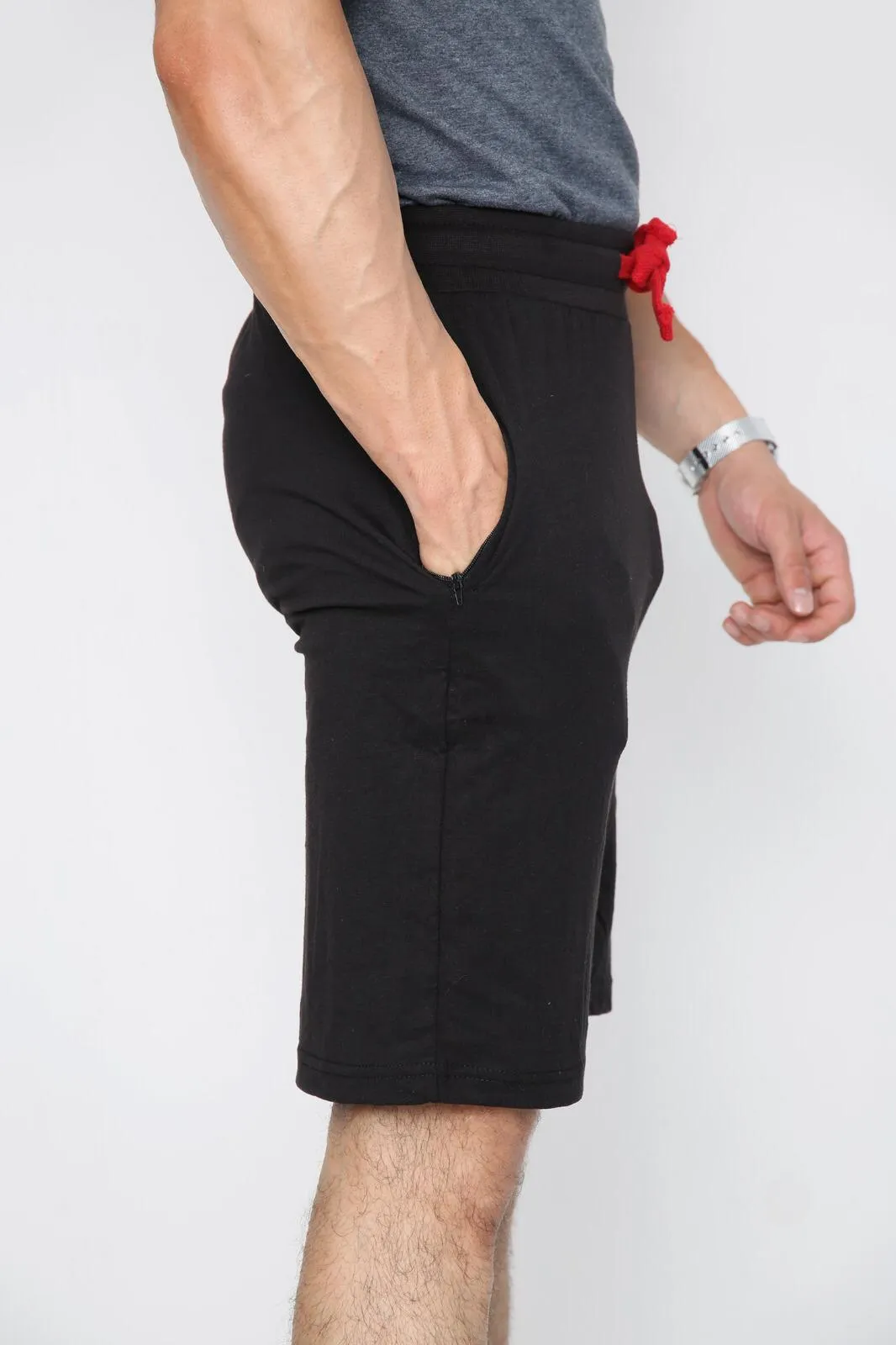 Men High Quality Plain Shorts