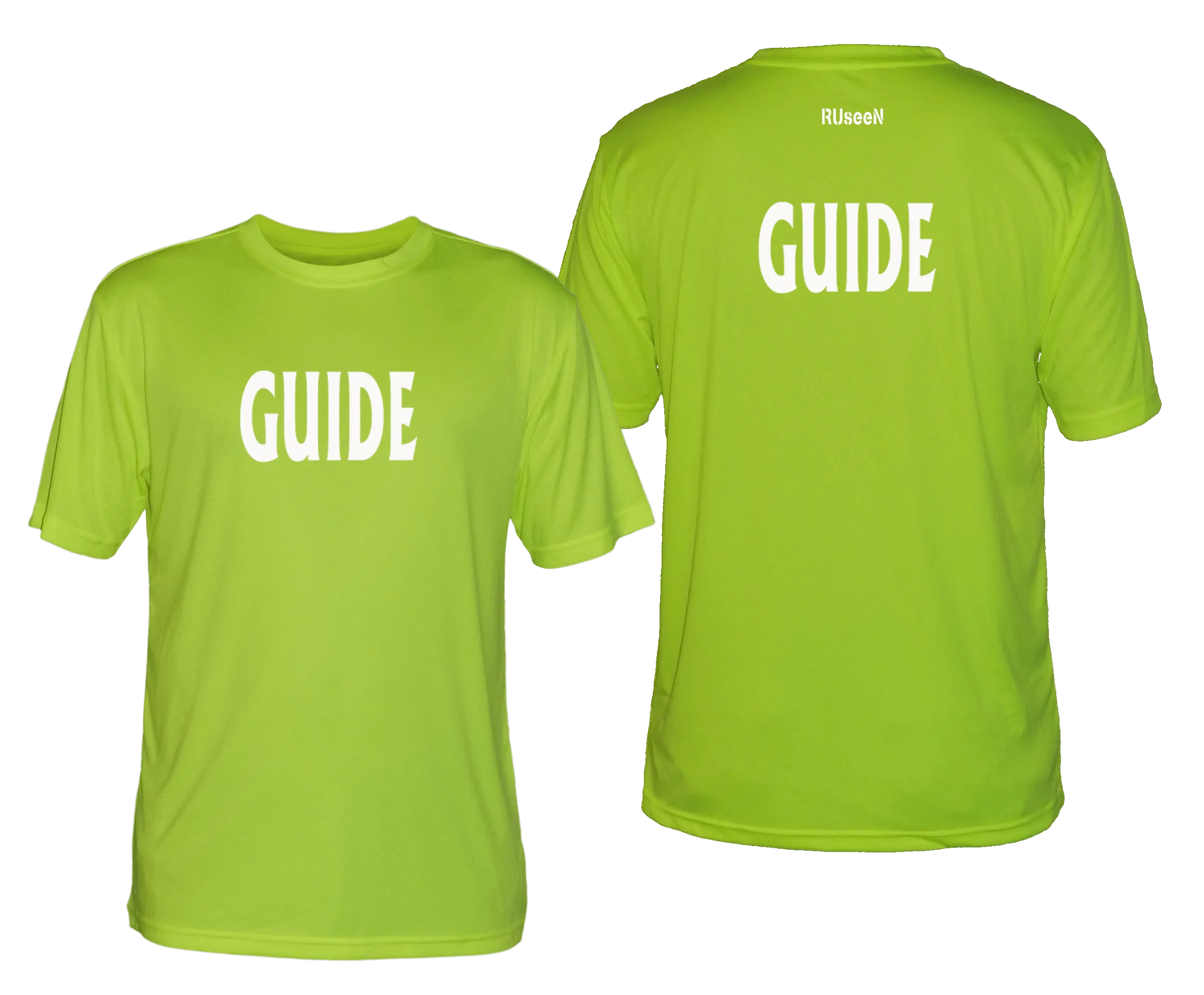 Men's GUIDE Short Sleeve Shirt - Reflective or Black Text