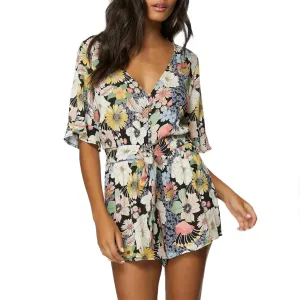 O'Neill Women's Kyrie Twiggy Floral Romper Shorts