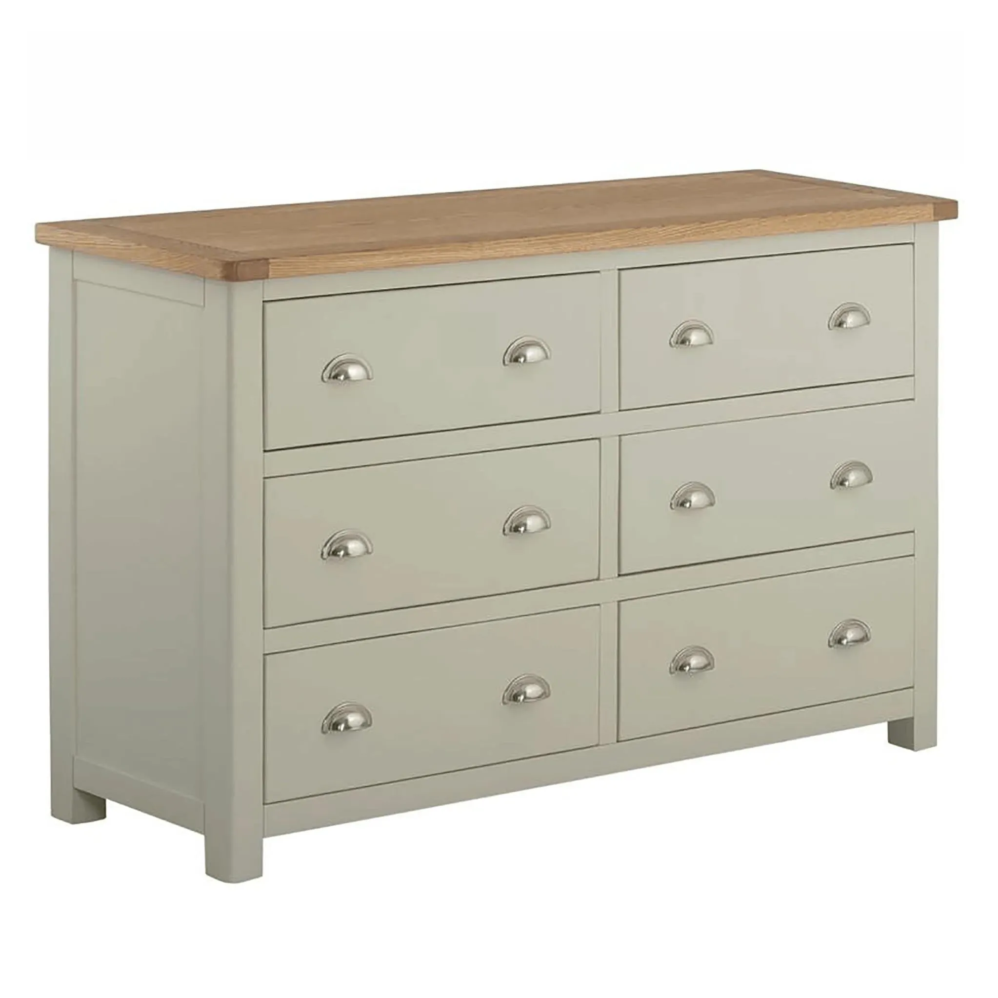 Padstow Grey 6 Drawer Chest