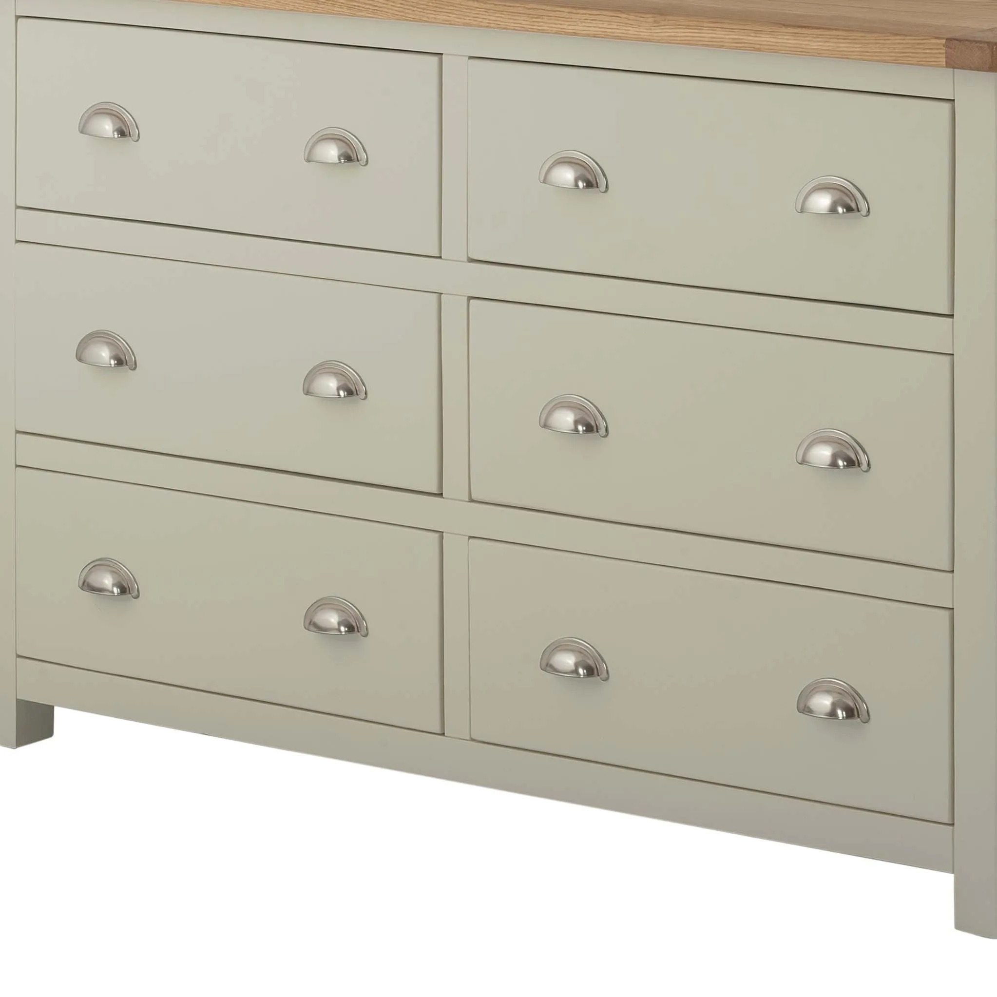 Padstow Grey 6 Drawer Chest