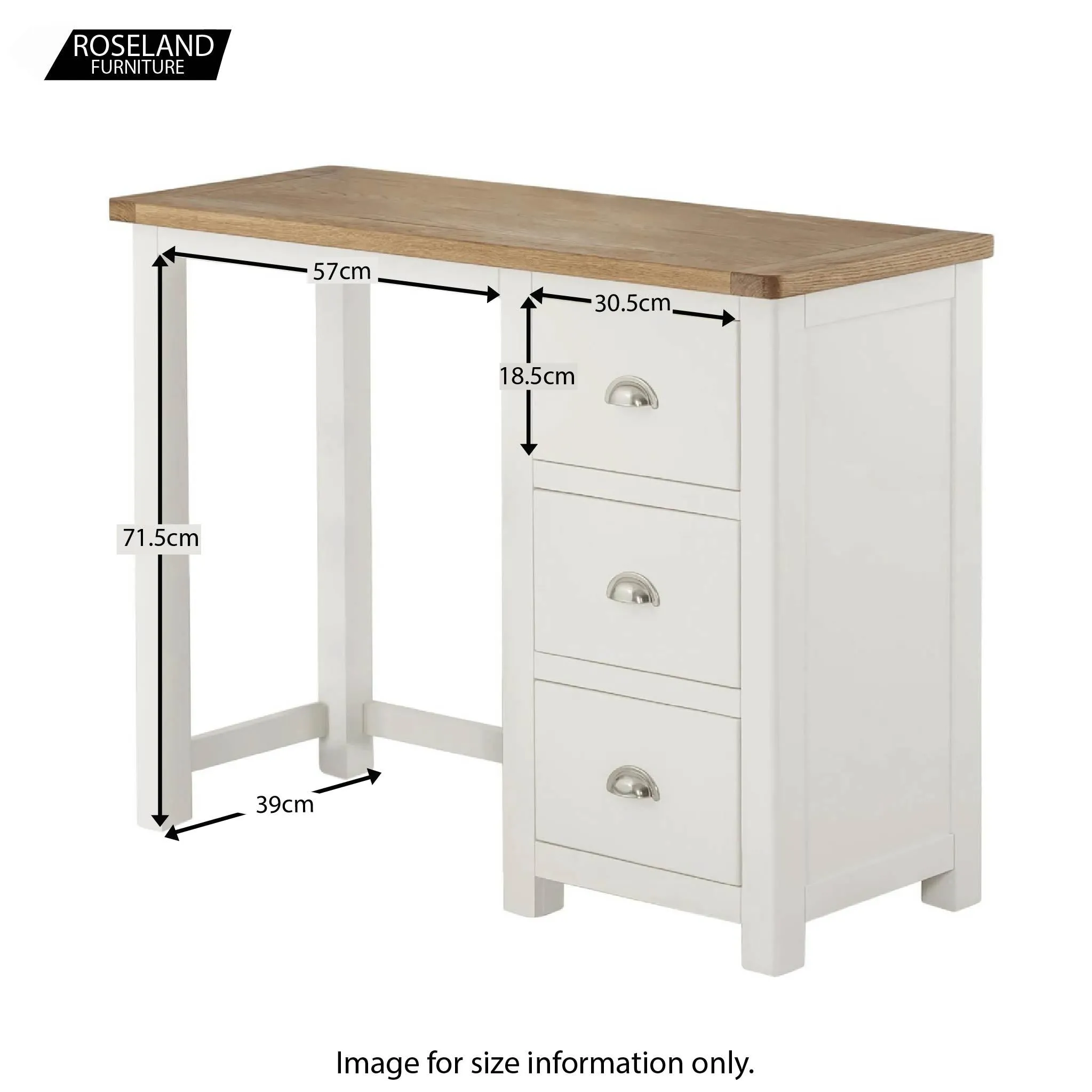 Padstow White Dressing Table