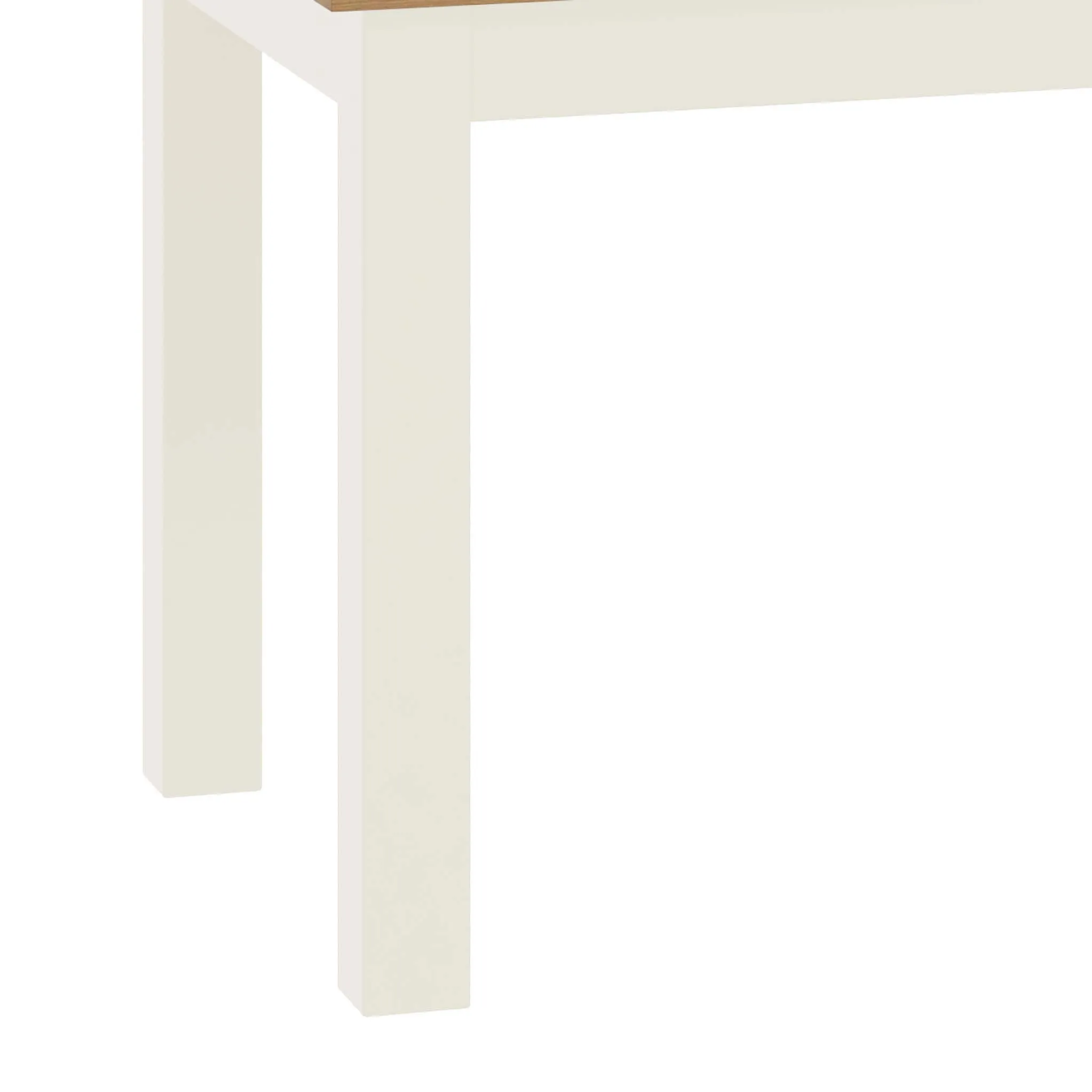 Padstow White Lift Top Draw Leaf Dining Table 120-200cm