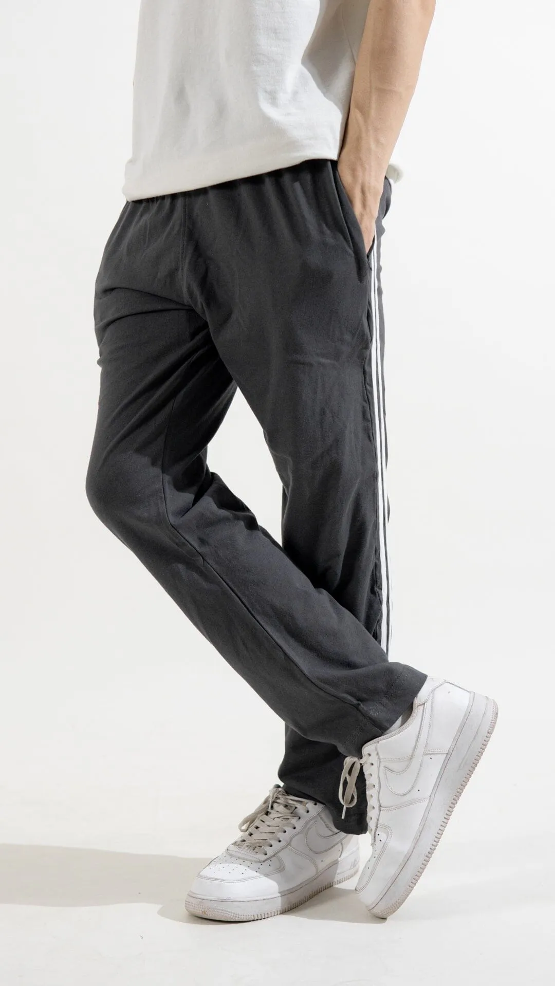 Polo Republica Essentials - Heavy Cotton Jersey Slim-Fit Lounge Pants with Sporty Side Stripes