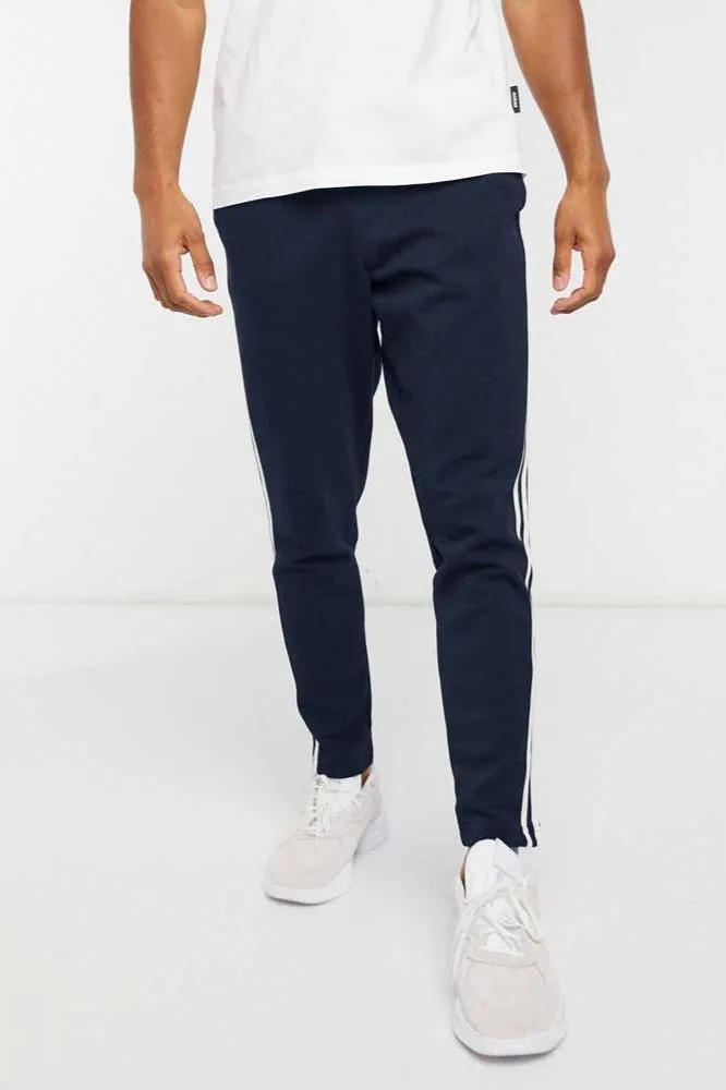 Polo Republica Essentials - Heavy Cotton Jersey Slim-Fit Lounge Pants with Sporty Side Stripes