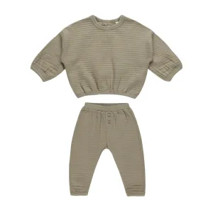 Quincy Mae - Organic Sweat Set - Olive