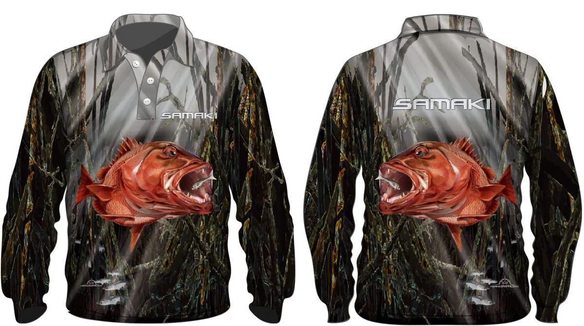 Samaki Mangrove Jack Jnr Fishing Shirts