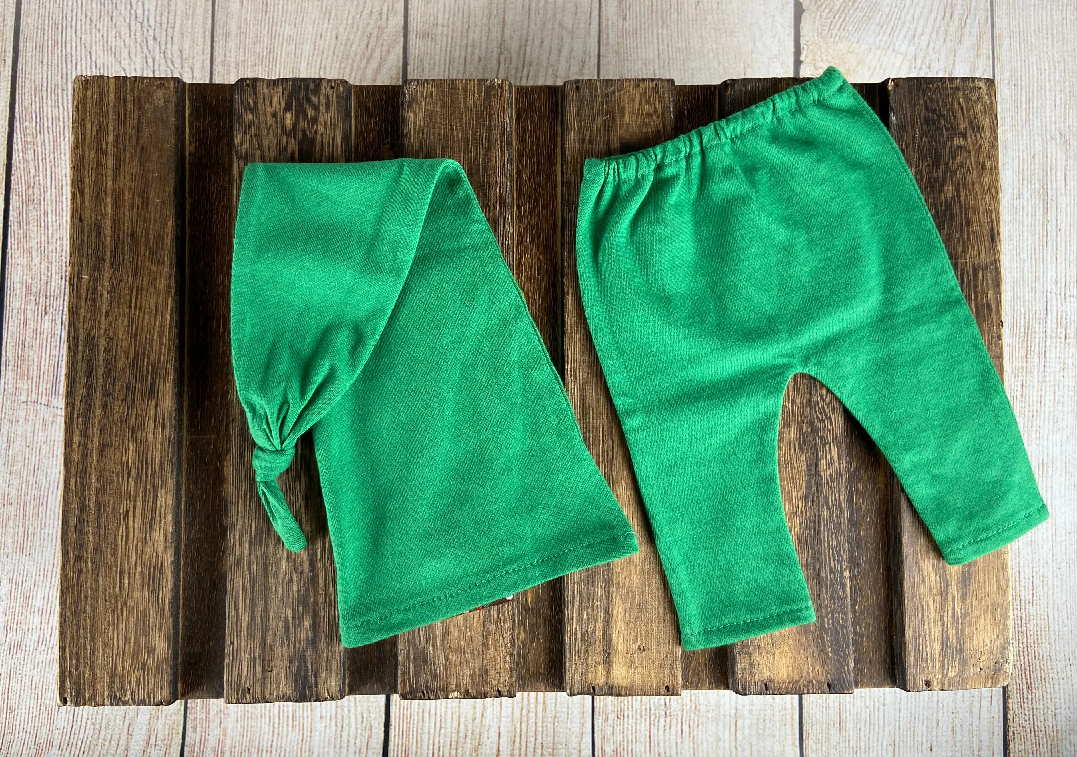 SET Basic Boy Christmas  - Green Plaid