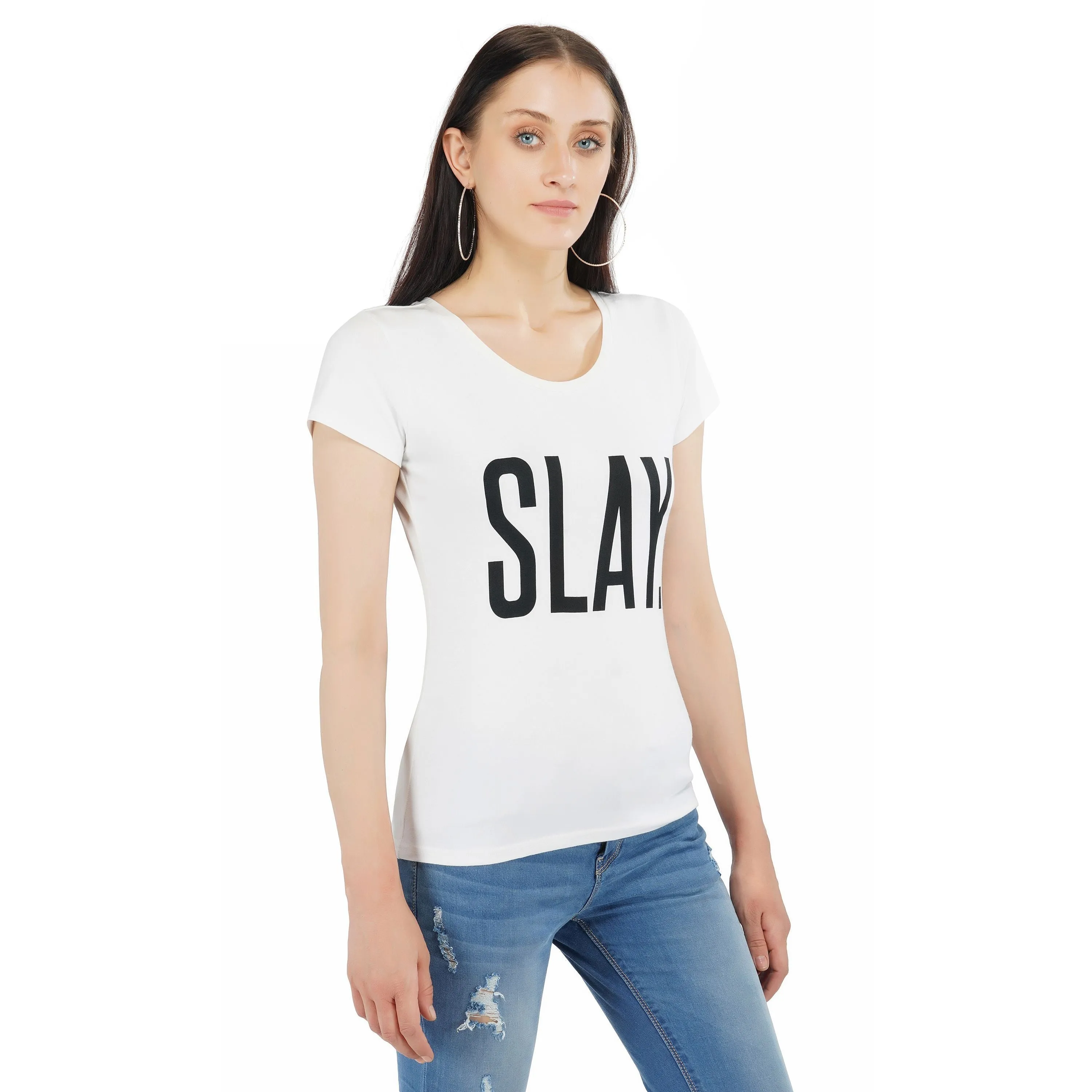 SLAY. Women's Printed T-shirt