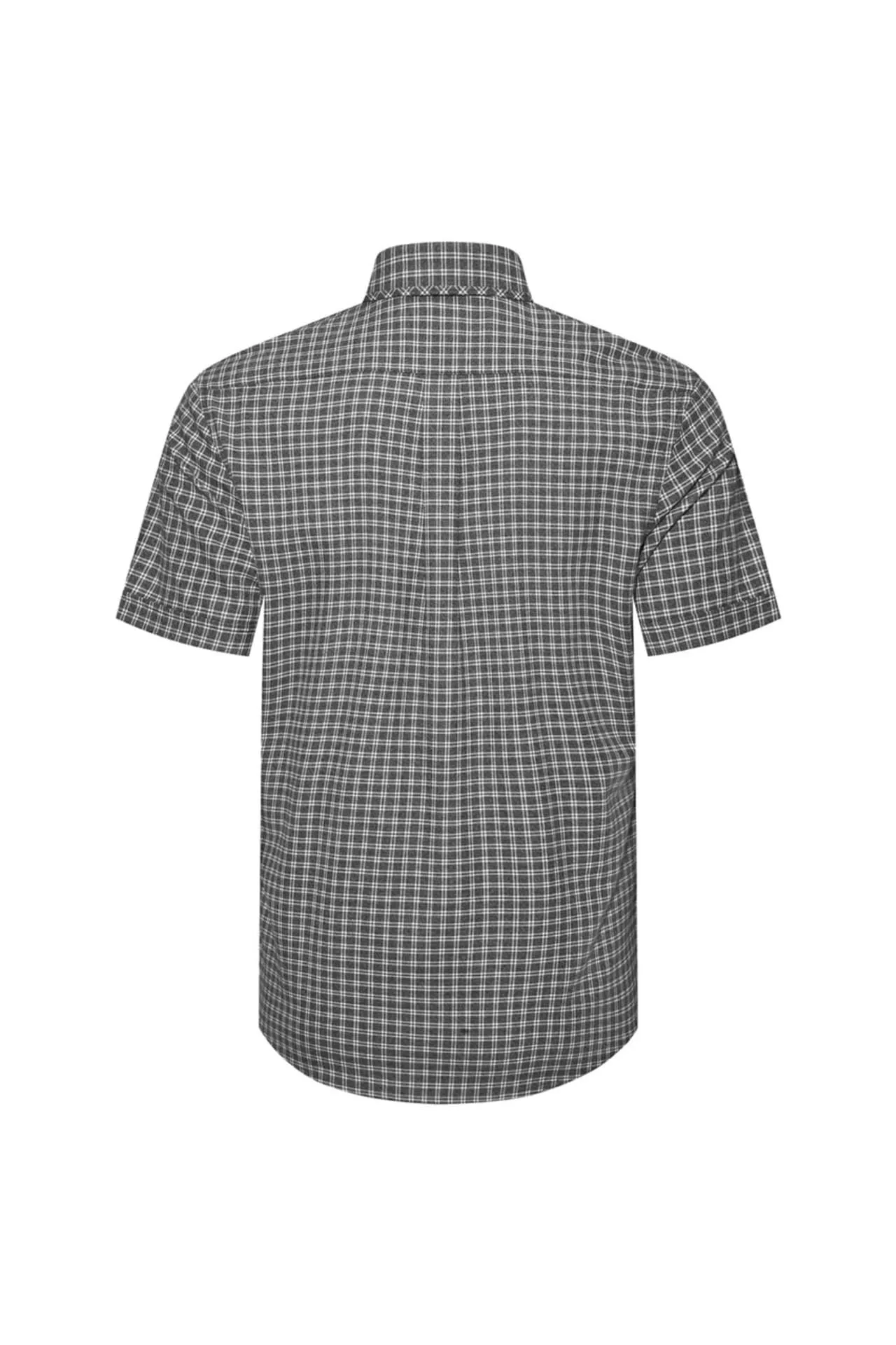 Soft Touch Smart Fit 2 Side Brush Check Short Sleeve Casual Shirt