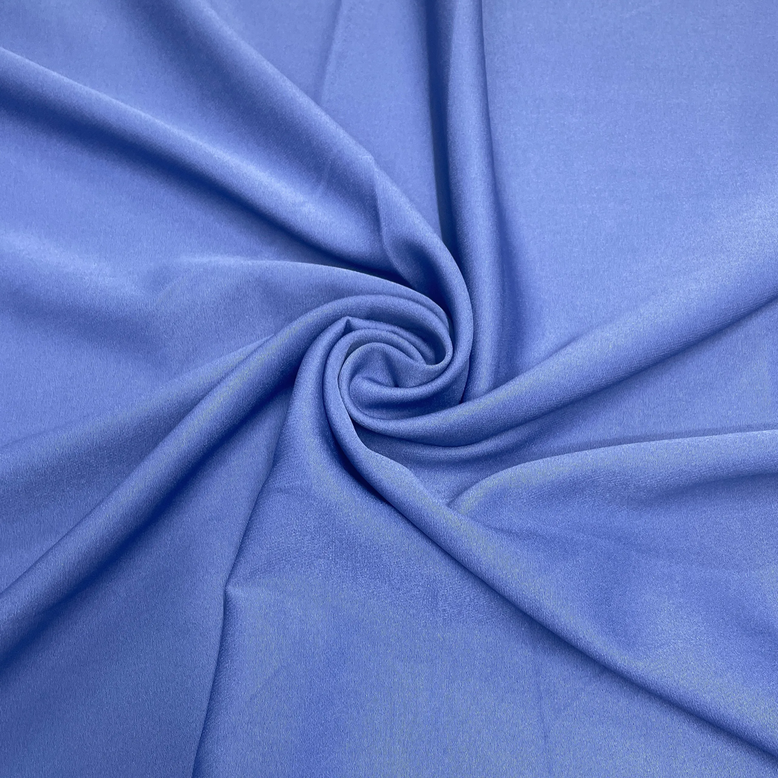 Steel Blue Solid Banana Crepe Fabric