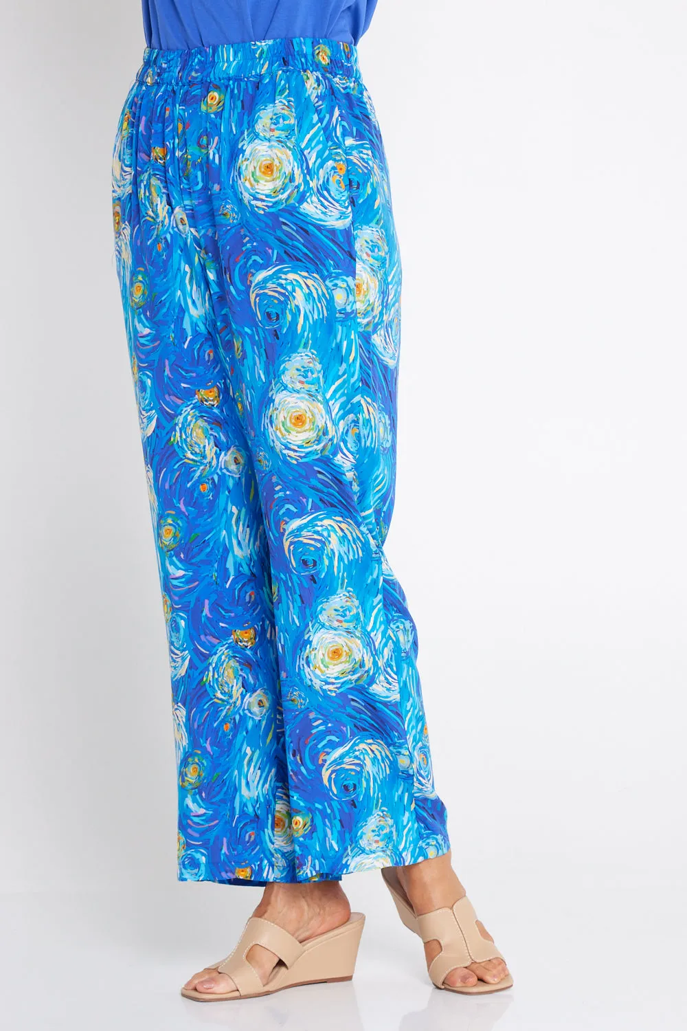 Summer Sands Pant - Electric/Starry Night