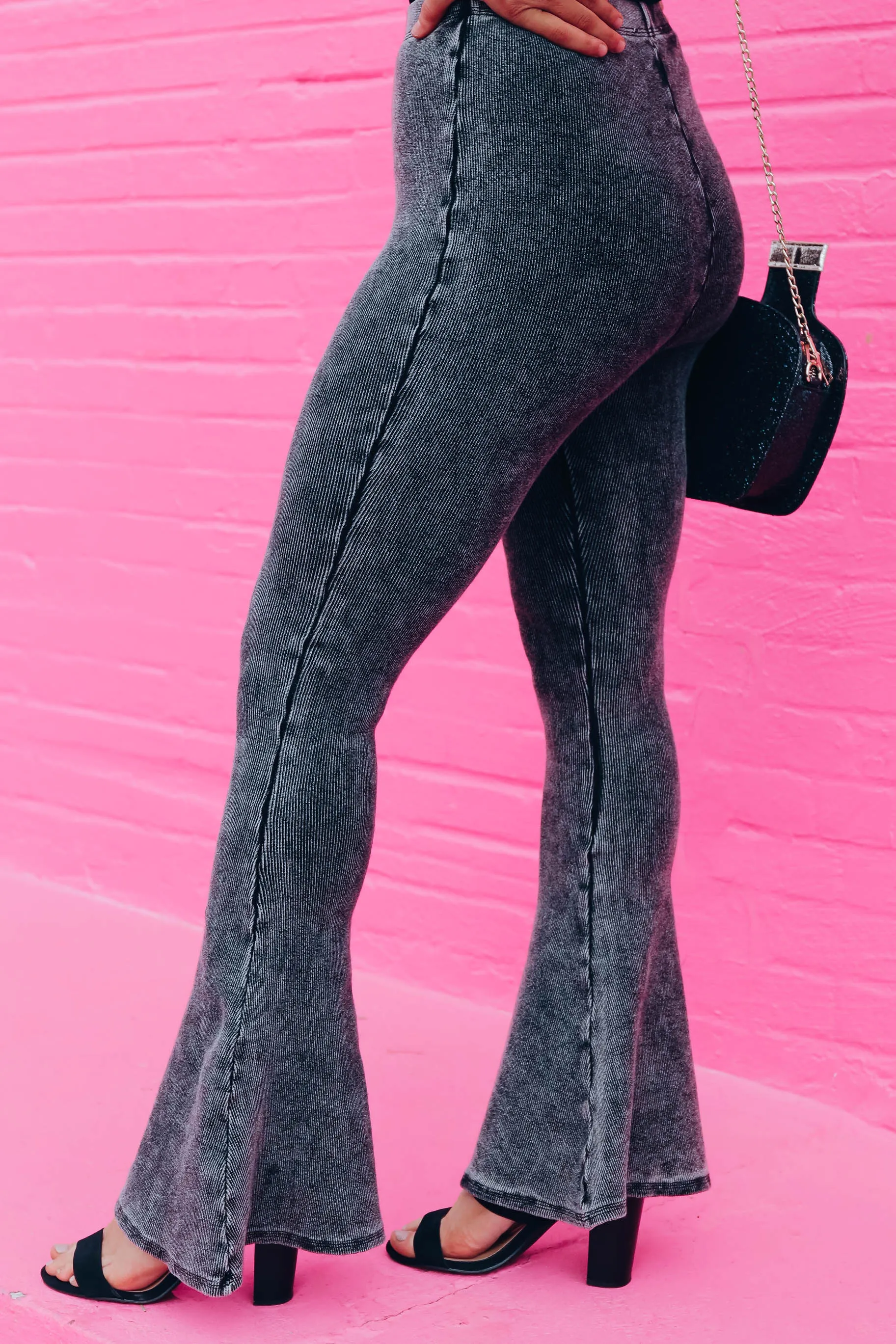 Terri Textured Flare Pants