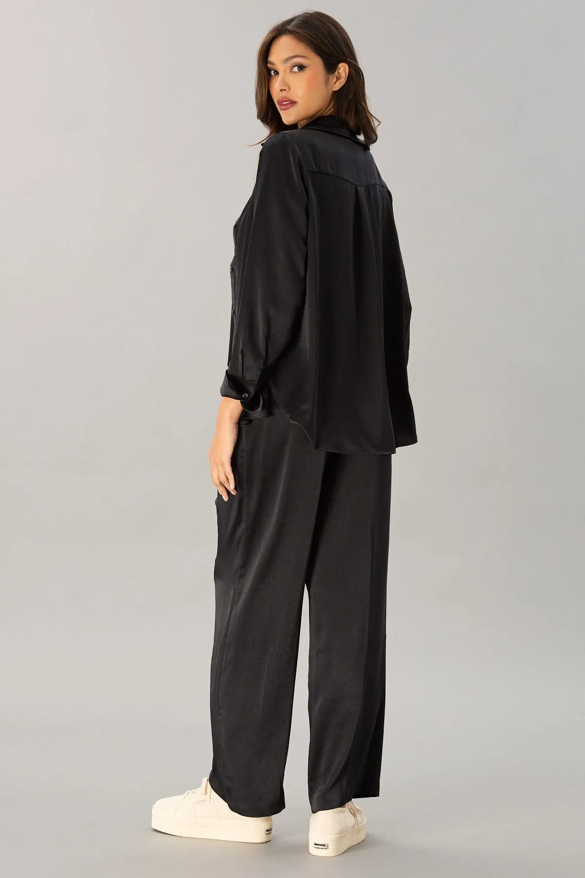 Textured Satin Trouser