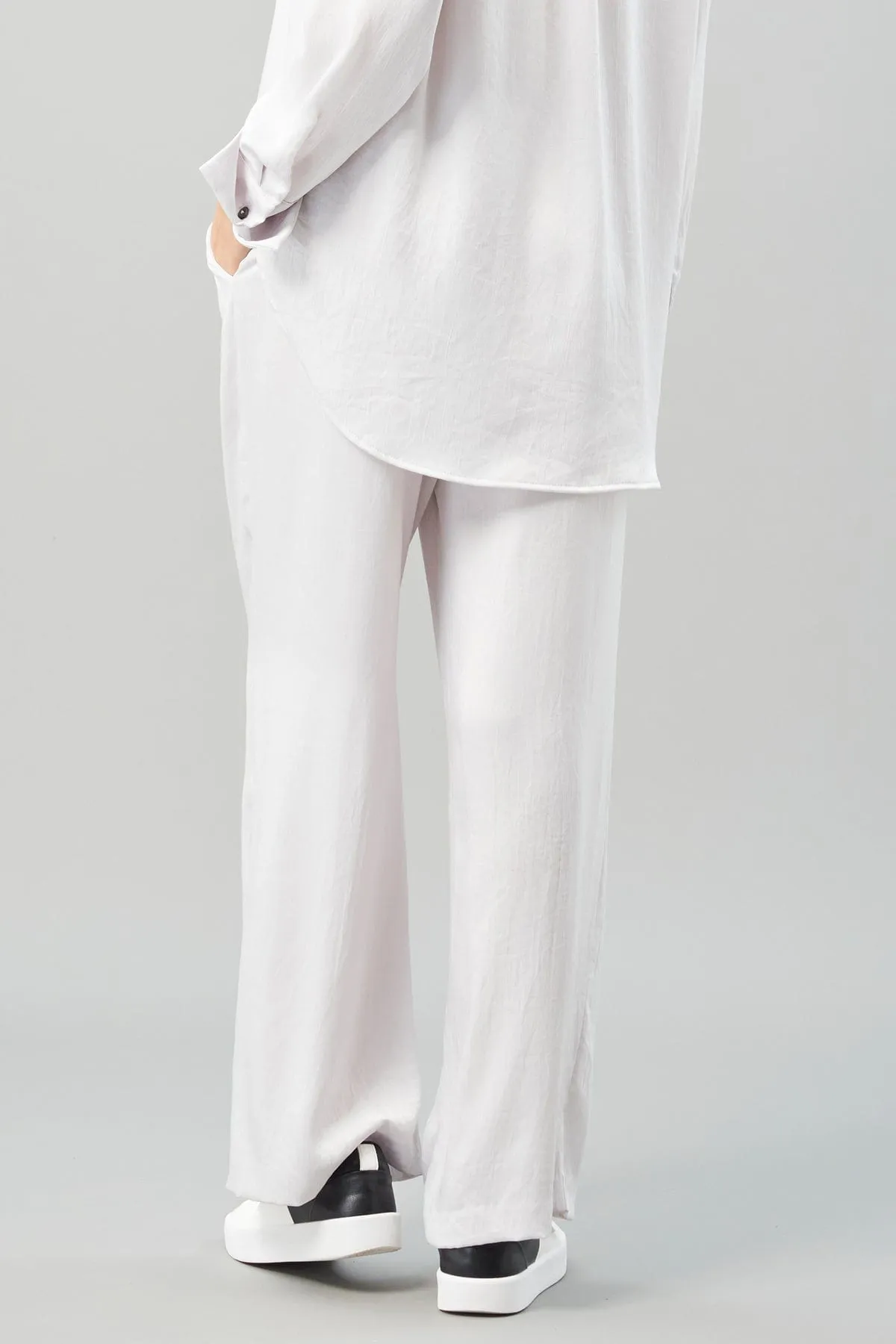 Textured Satin Trouser