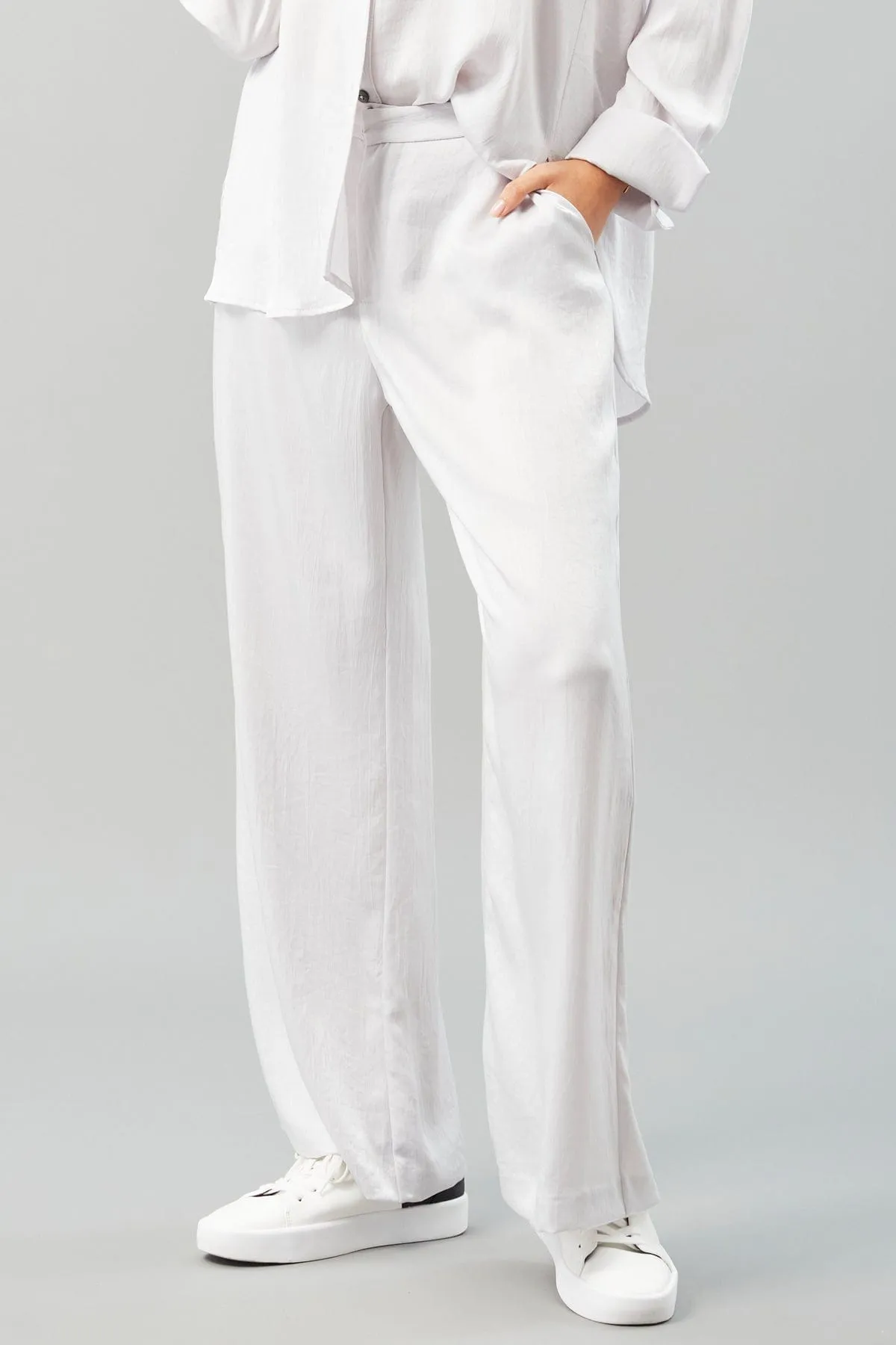 Textured Satin Trouser