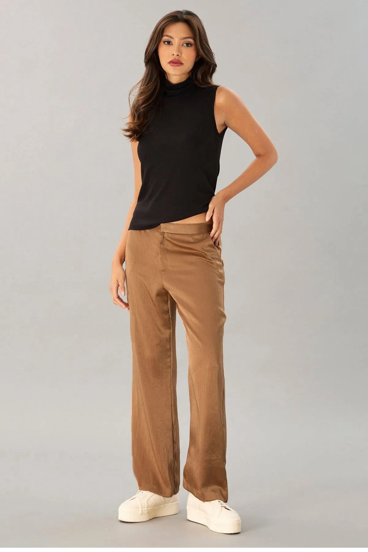 Textured Satin Trouser