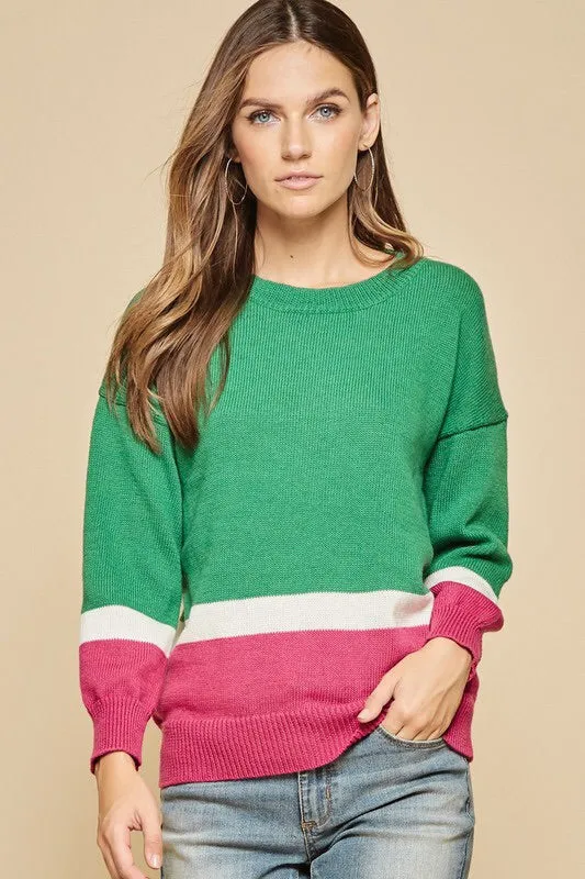 The Abigail Jewel Tone Sweater