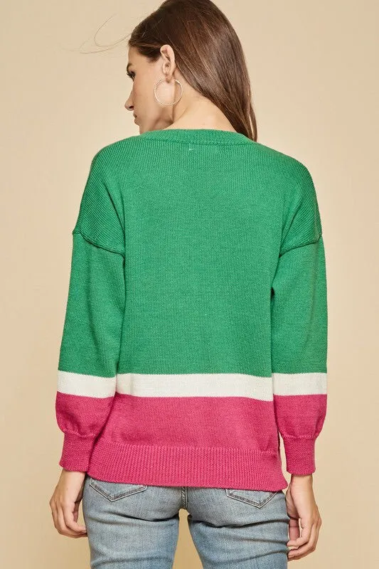 The Abigail Jewel Tone Sweater