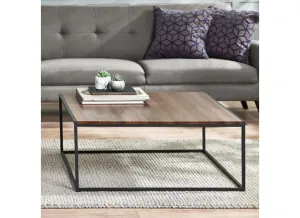 Tribeca Walnut Square Coffee Table