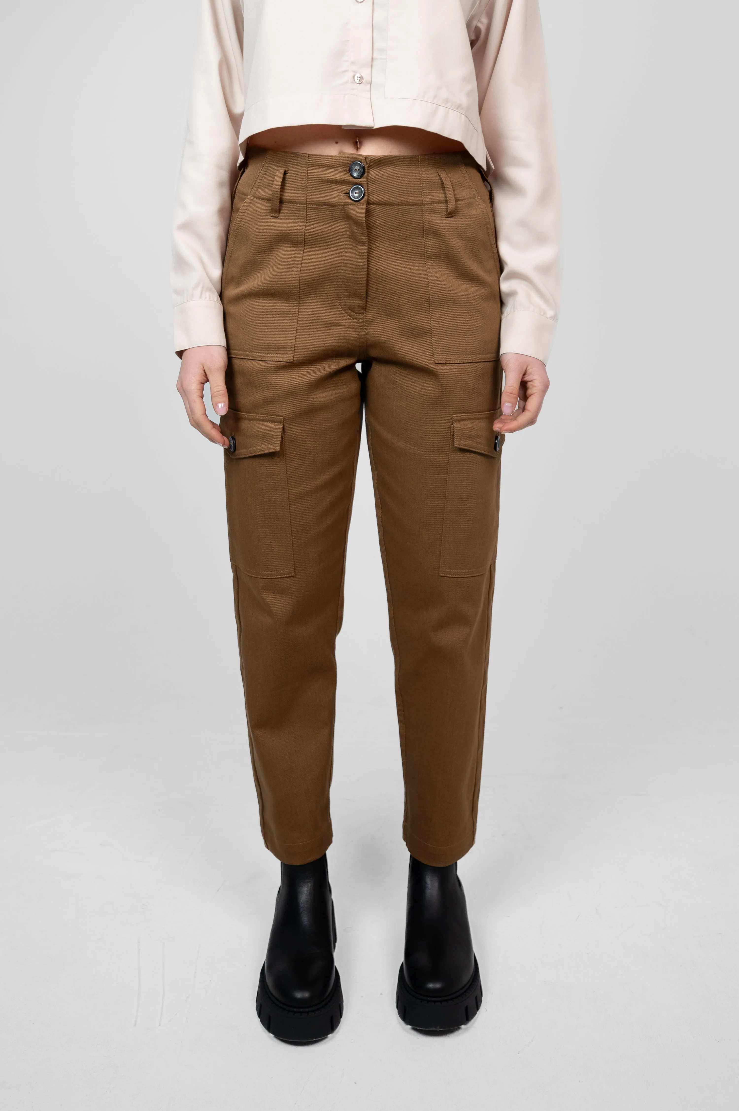 Utility Cargo Pants Brown