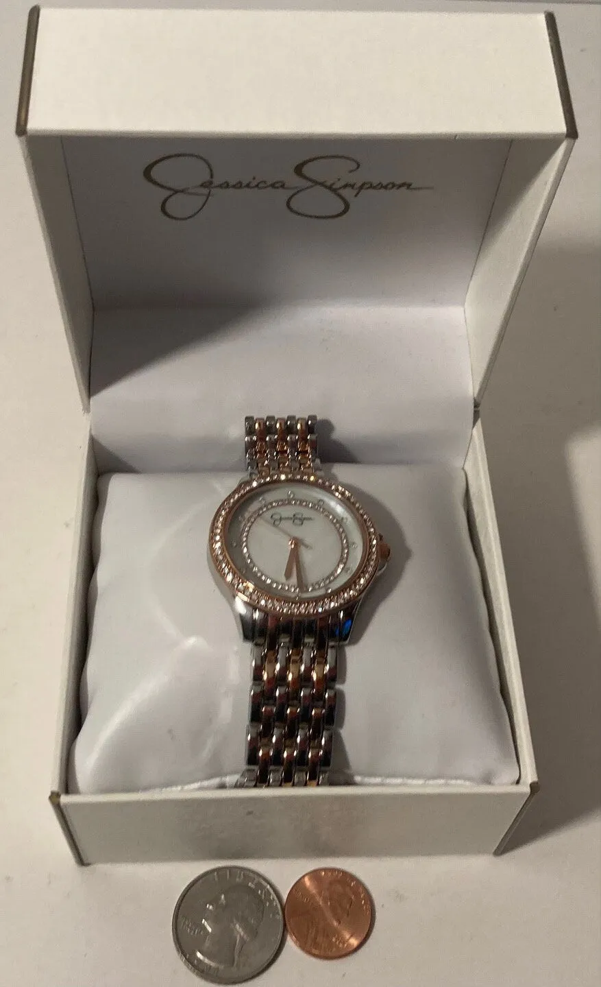 Vintage Jessica SImpson Wrist Watch, in Original Case, Fashion, Time, Clock, Clothing Accessory, Quality, Nice, In Box