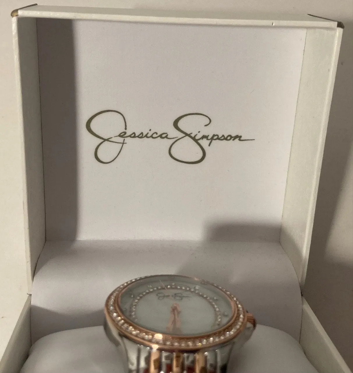 Vintage Jessica SImpson Wrist Watch, in Original Case, Fashion, Time, Clock, Clothing Accessory, Quality, Nice, In Box